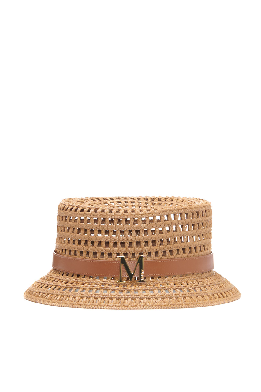 Шляпа UCCIO с монограммой|Основной цвет:Бежевый|Артикул:2414571022 | Фото 1