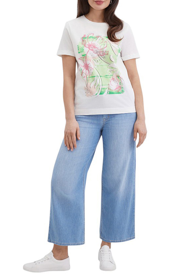 Женский Gerry Weber Футболка из хлопка (цвет ), артикул 570365-35045 | Фото 3