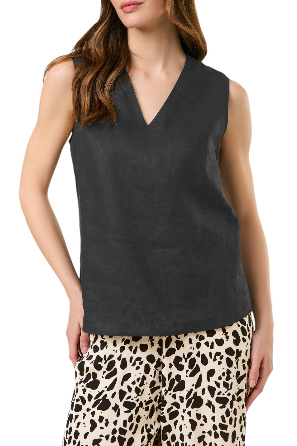 Женский Taifun Топ из льна (цвет ), артикул 760363-11213 | Фото 3