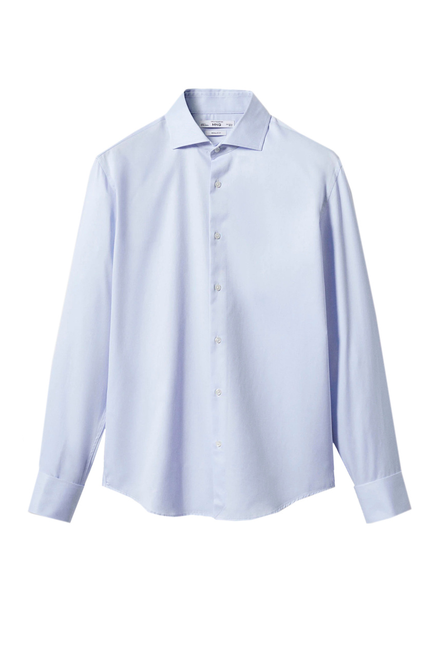 Рубашка MASNOU из натурального хлопка|Основной цвет:Голубой|Артикул:57020653 | Фото 1