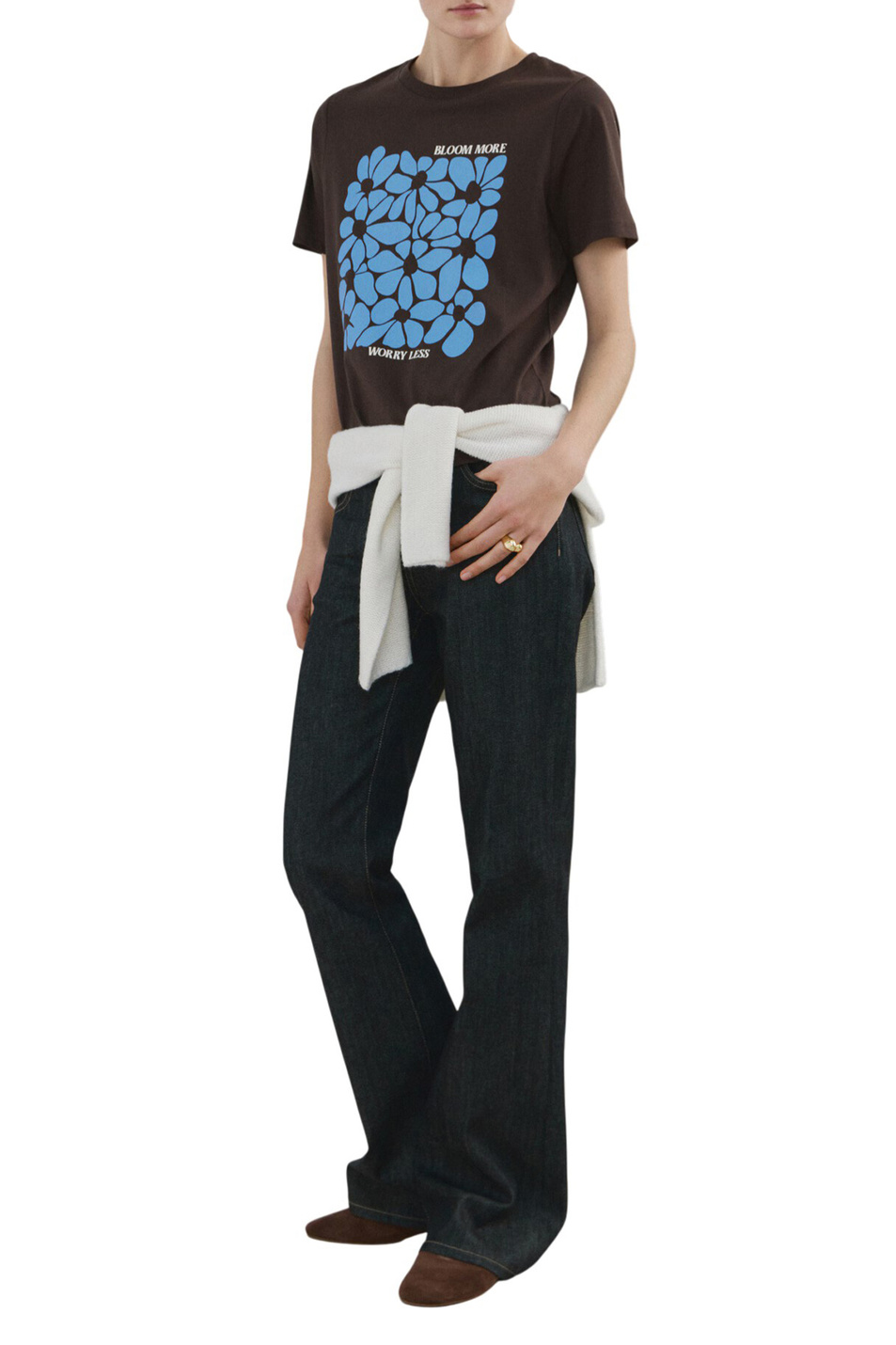 Женский Mango Футболка ILUSTRA с принтом (цвет ), артикул 27035828 | Фото 2