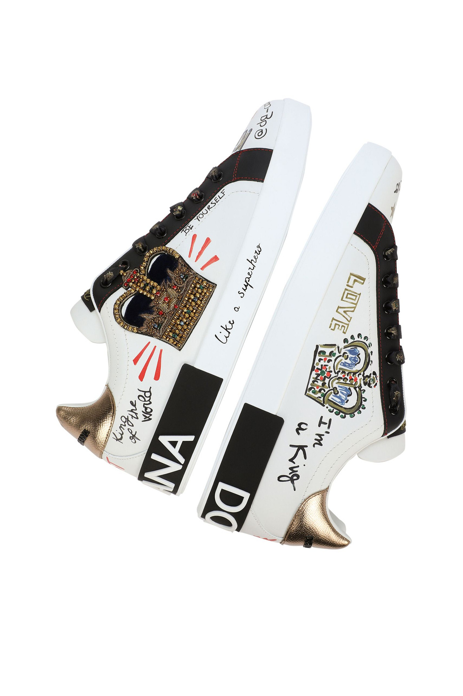 Мужской Dolce & Gabbana Сникеры PORTOFINO с принтом (цвет ), артикул CS1570-AZ268 | Фото 5