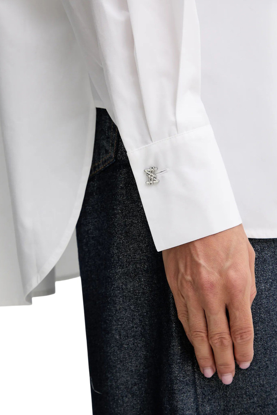 Женский TWINSET Milano Рубашка с декоративной вышивкой (цвет ), артикул 252AQ2070 | Фото 7