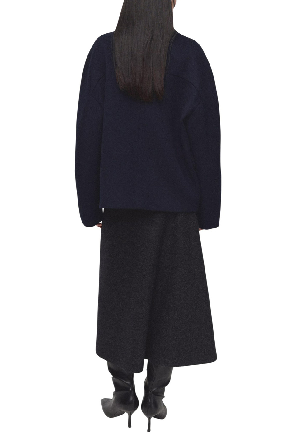 Женский Mango Полупальто BASQUIAT из смесовой шерсти (цвет ), артикул 27091271 | Фото 4