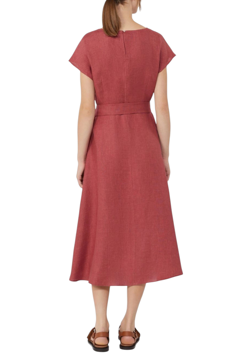 Женский Weekend Max Mara Платье ESORDIO из льна (цвет ), артикул 2615221052 | Фото 4