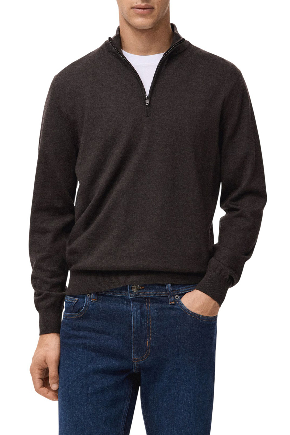 Мужской Mango Man Свитер WILLYP из шерсти (цвет ), артикул 27041285 | Фото 3