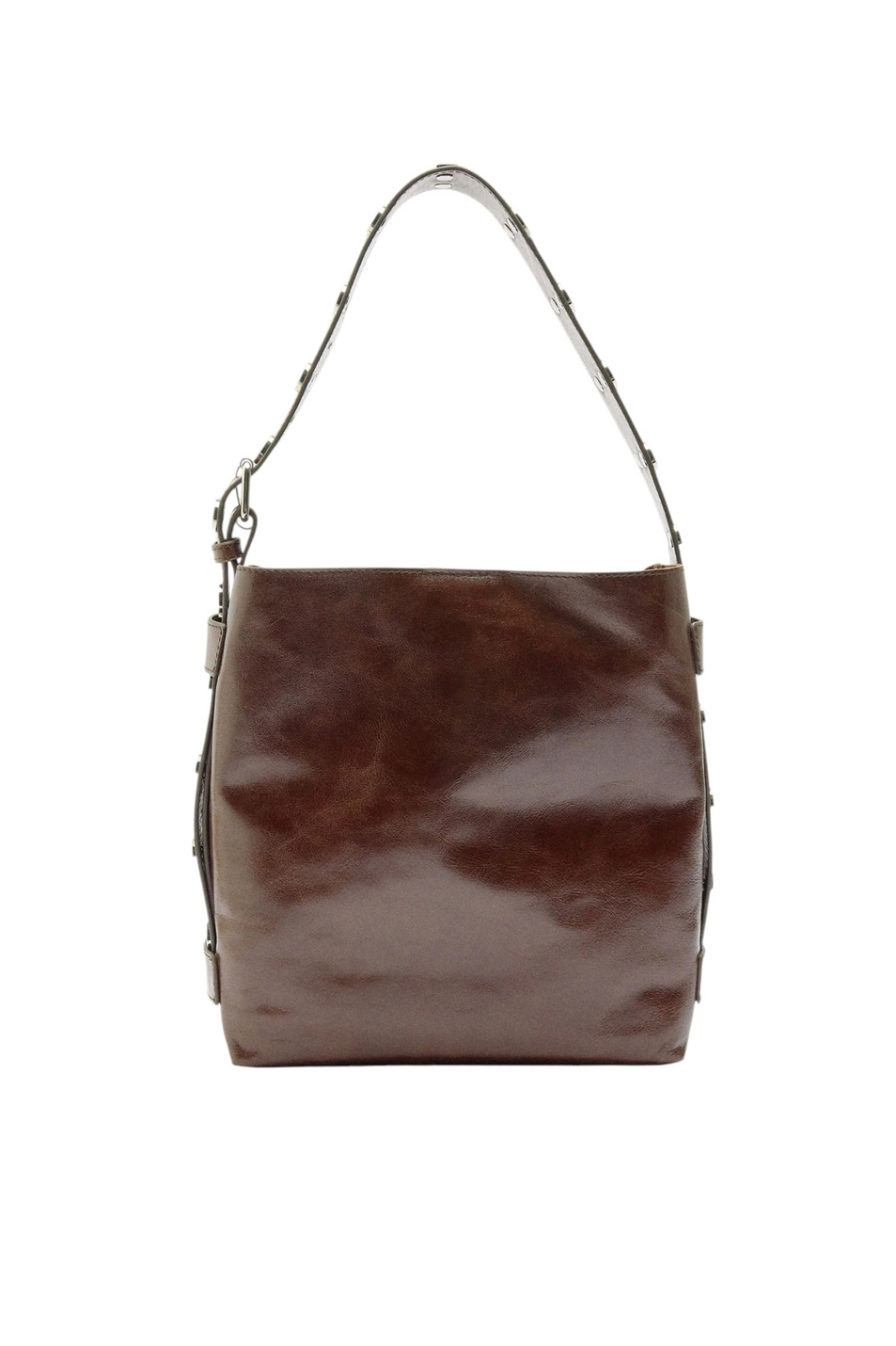 Сумка из натуральной кожи|Основной цвет:Коричневый Женский Parfois Сумка из натуральной кожи (цвет ), артикул 237163 | Фото 1