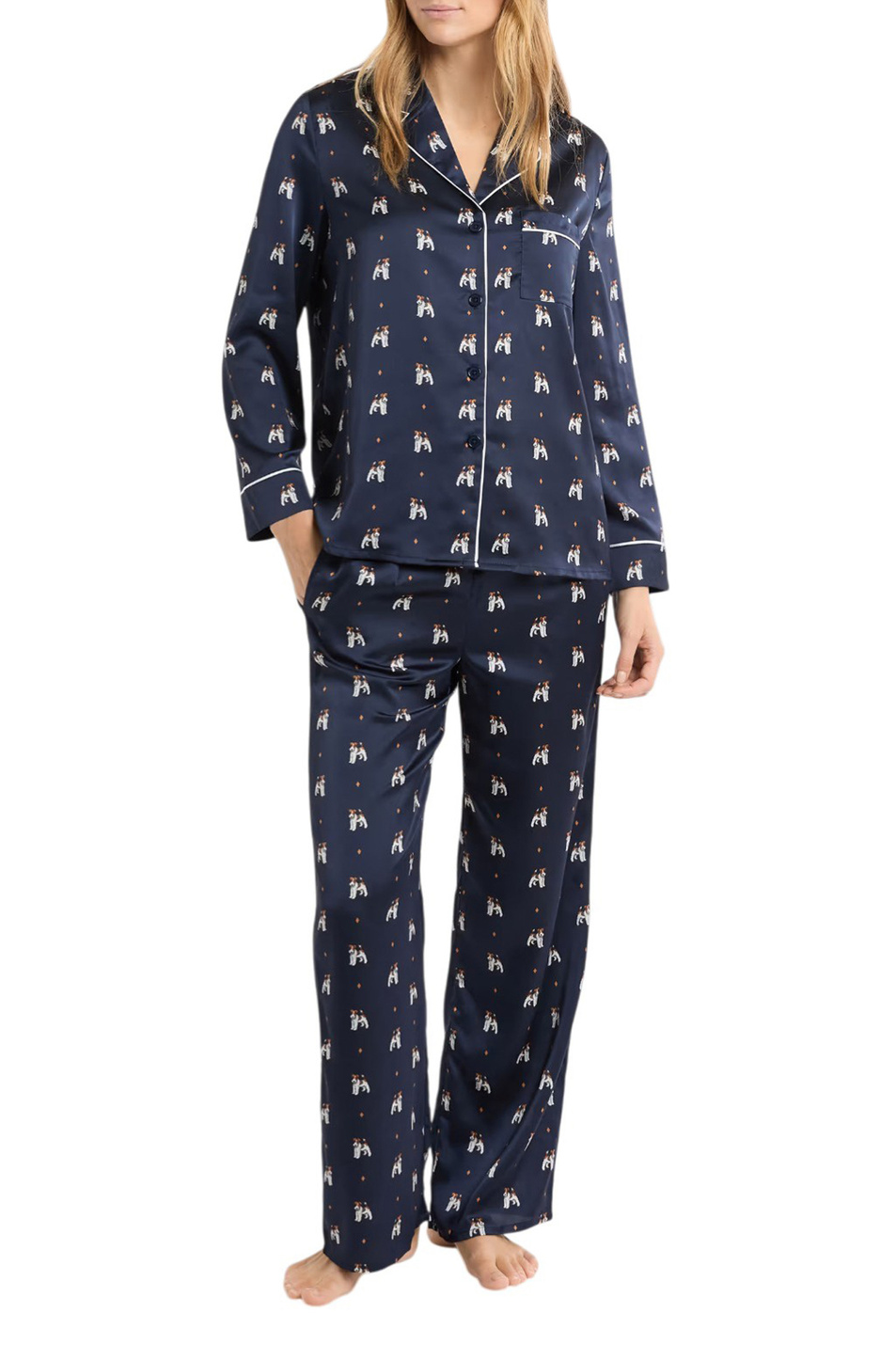 Женский Etam Пижамная рубашка HAILEY с принтом (цвет ), артикул 6556912 | Фото 2