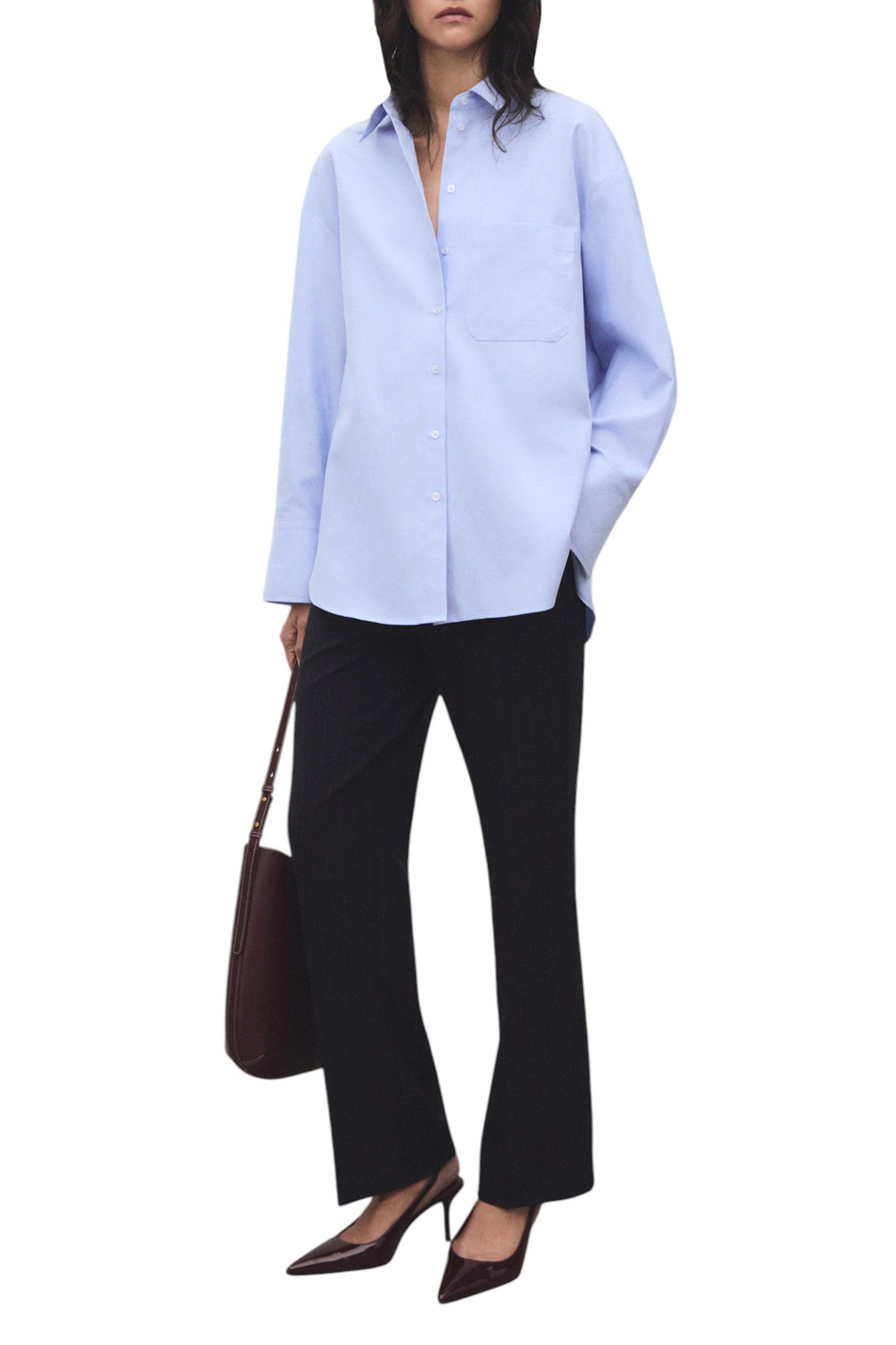 Женский Mango Рубашка JUANY свободного кроя (цвет ), артикул 17095799 | Фото 2