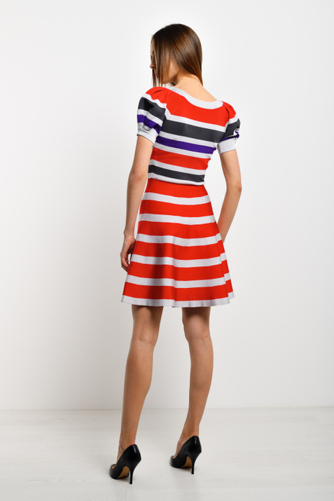 Emporio Armani Платье из смесовой вискозы с рукавами-фонариками ( цвет), артикул 3H2AT6-2M03Z | Фото 3