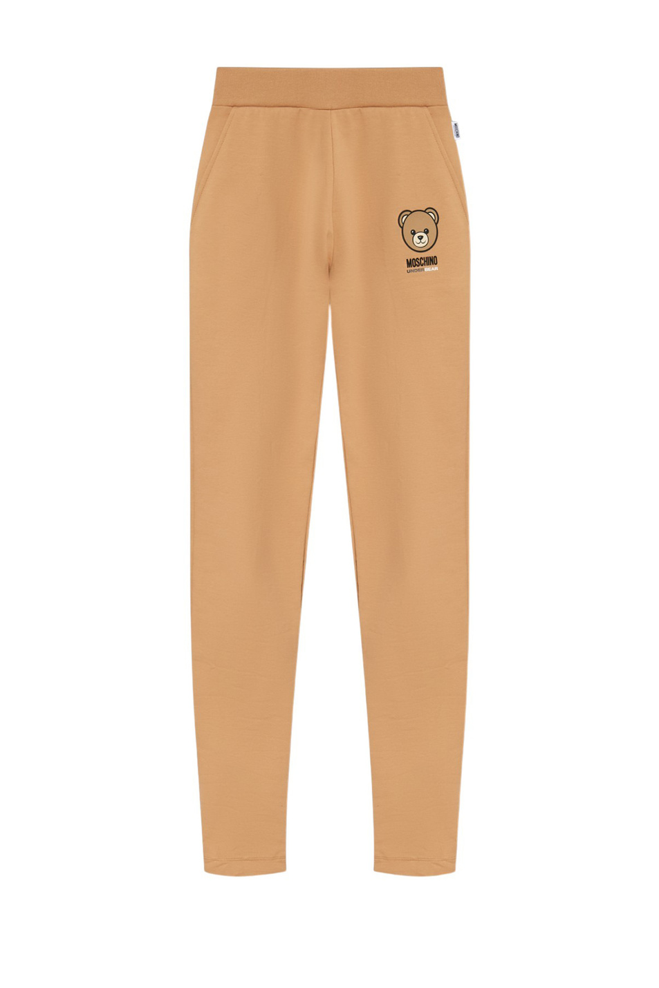 Женский Moschino Брюки из эластичного хлопка с логотипом (цвет ), артикул A6805-4413 | Фото 1