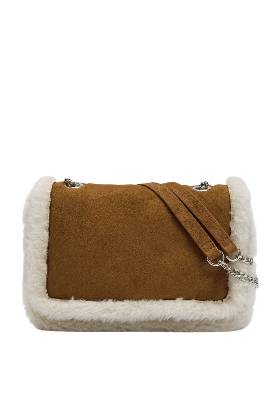 Женский Parfois Сумка через плечо с отделкой под мех (цвет ), артикул 241055 | Фото 1