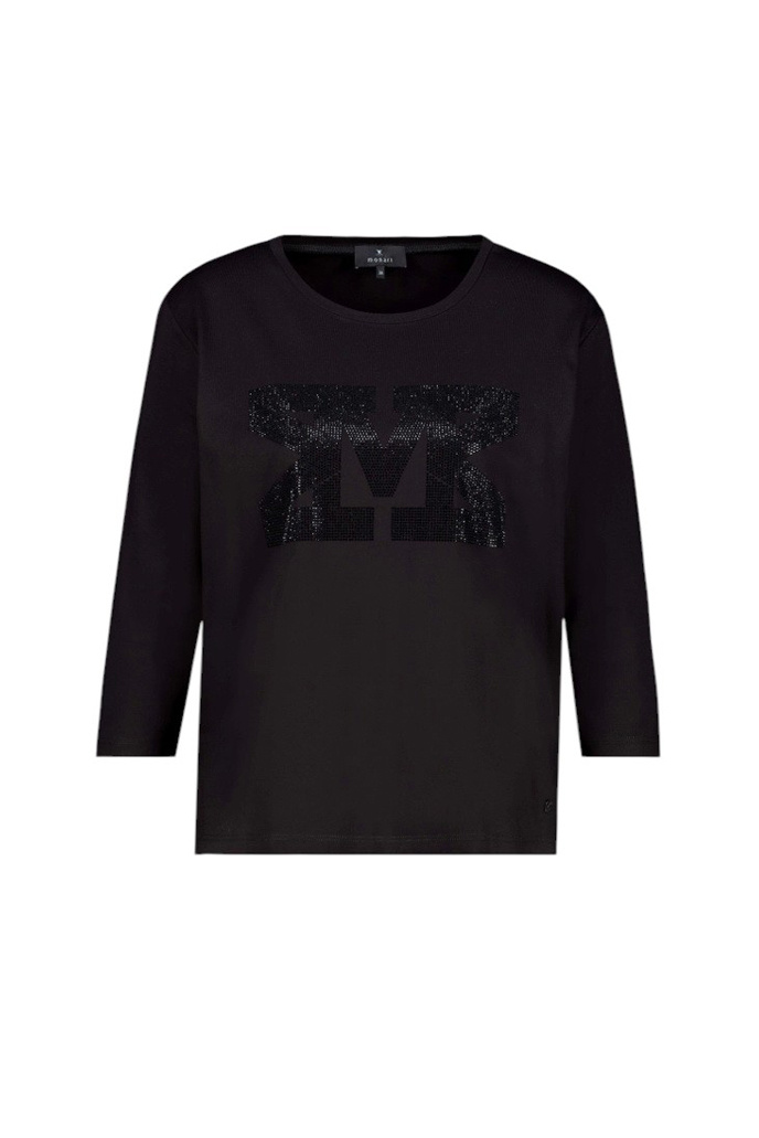 Джемпер со стразами|Основной цвет:Черный Женский Monari Джемпер со стразами (цвет ), артикул 808800 | Фото 1