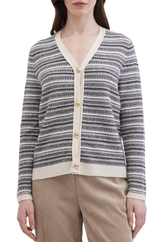 Женский Gerry Weber Кардиган в полоску (цвет ), артикул 130046-57026 | Фото 4