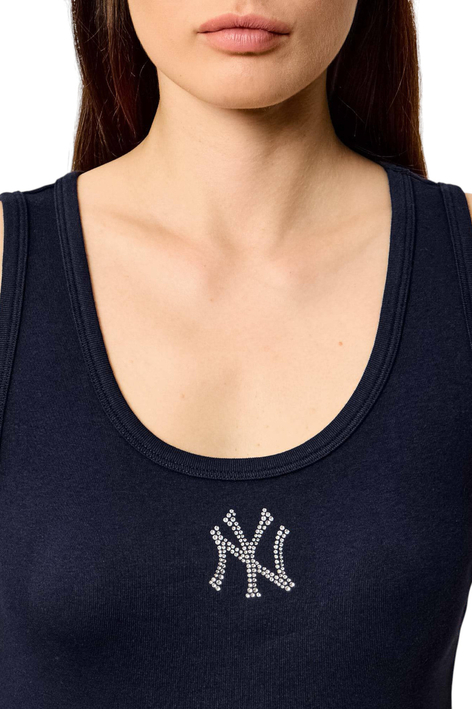 Женский Sporty & Rich Топ Yankees Krystal из хлопка (цвет ), артикул TO136718635BL106 | Фото 6