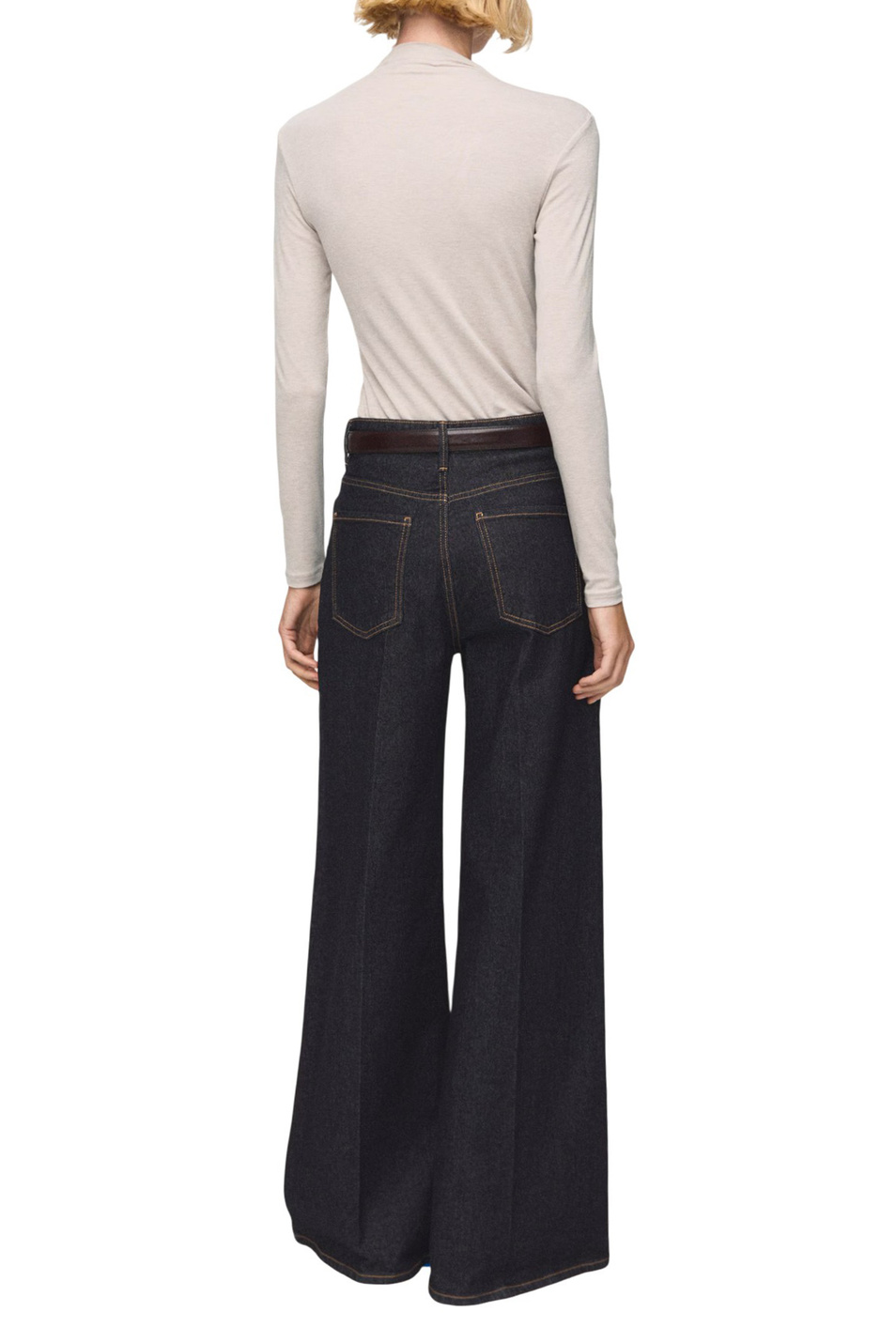 Женский Mango Водолазка SECONDPE из смесовой вискозы (цвет ), артикул 27001347 | Фото 4