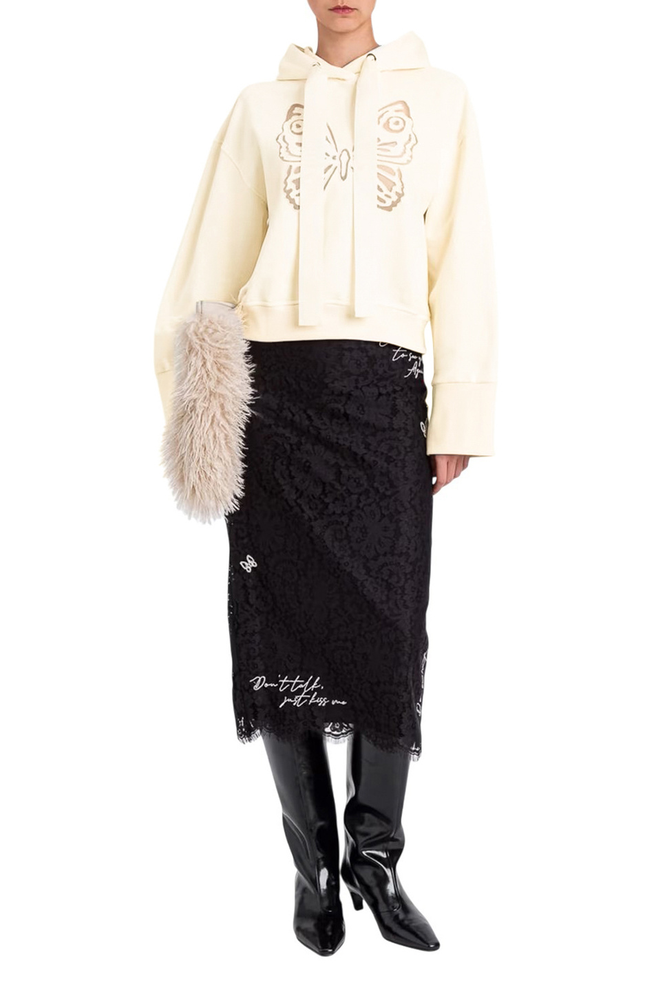 Женский TWINSET Milano Худи с вышивкой (цвет ), артикул 252AQ2021 | Фото 3