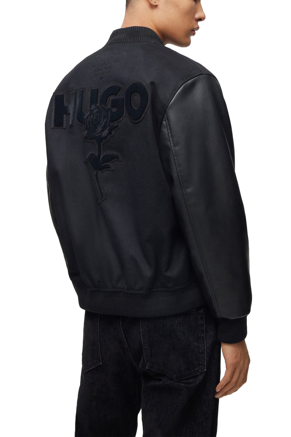 Мужской HUGO Куртка-бомбер с логотипом (цвет ), артикул 50503394 | Фото 5