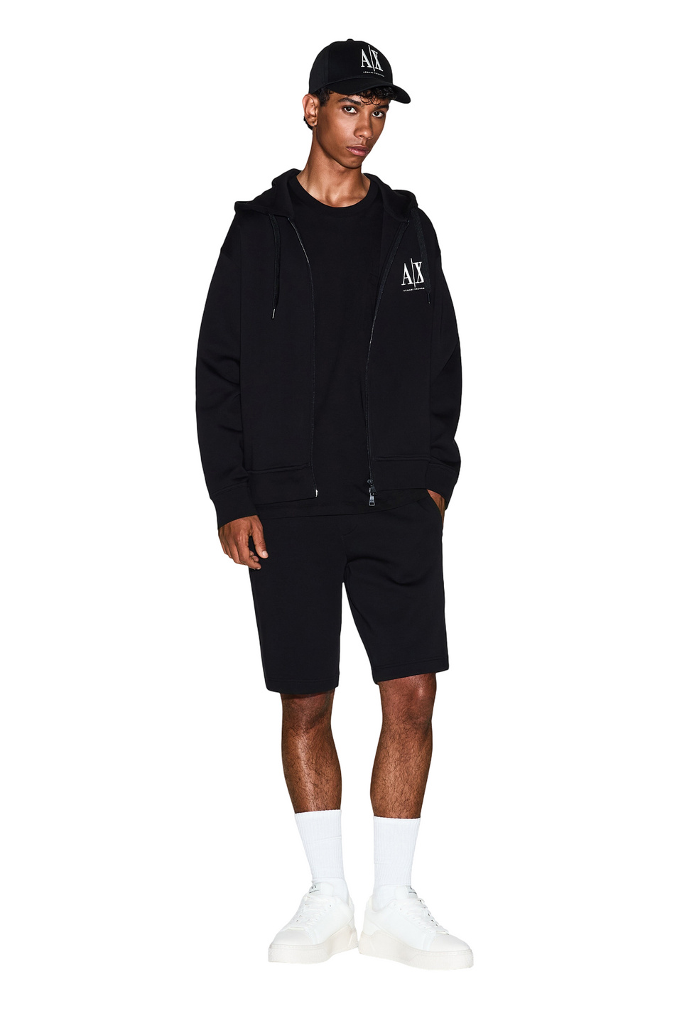 Мужской Armani Exchange Толстовка с логотипом (цвет ), артикул XM000371-AF10818 | Фото 2
