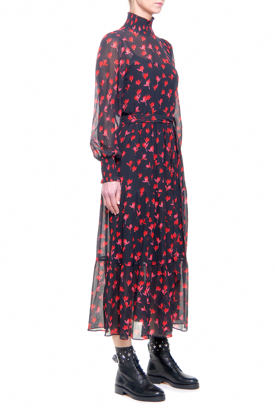 HUGO Платье Kanesi с принтом цветущей сакуры (цвет ), артикул 50447171 | Фото 4