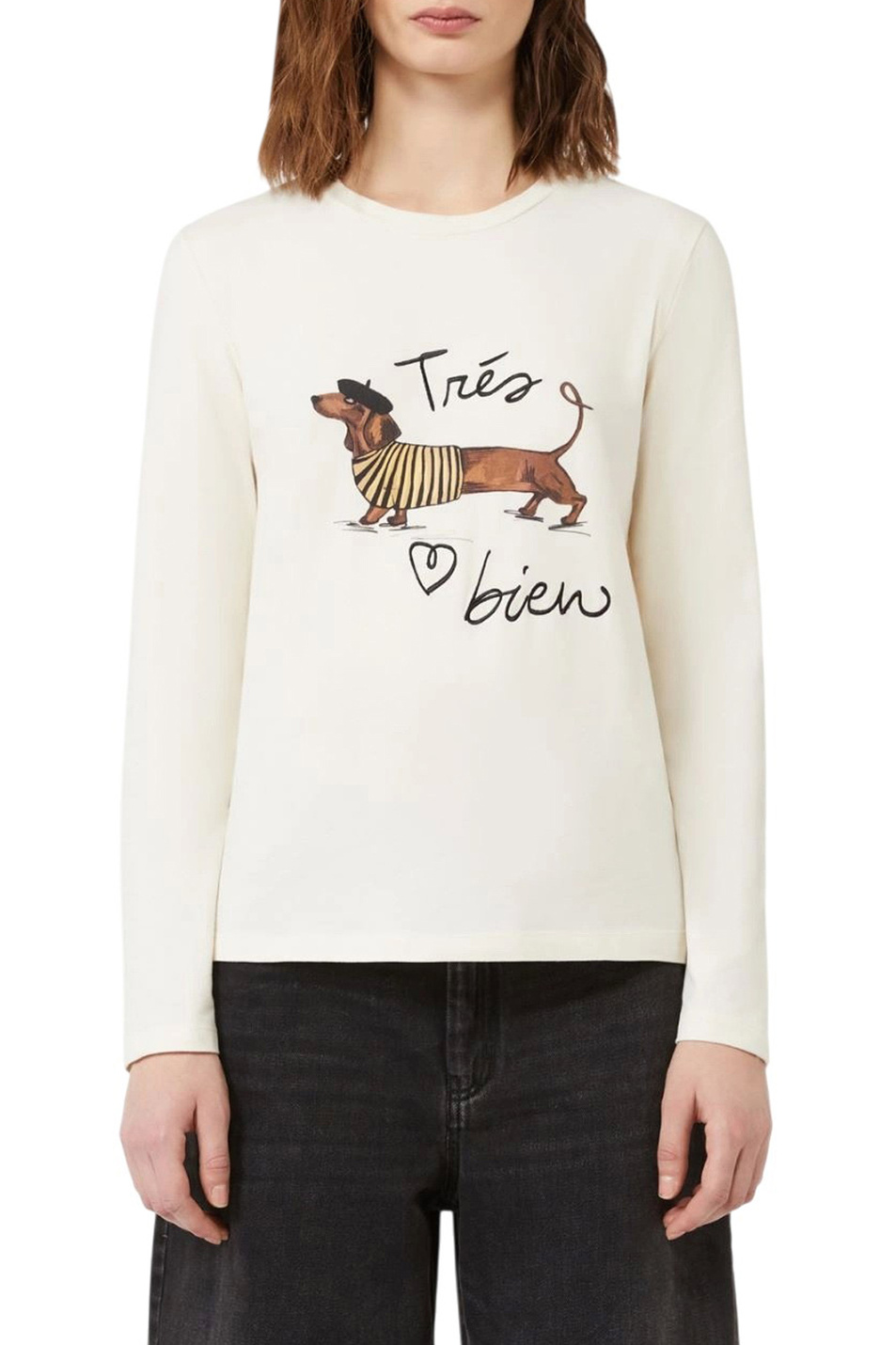 Женский Weekend Max Mara Лонгслив RENOIR с принтом (цвет ), артикул 2525946032 | Фото 3