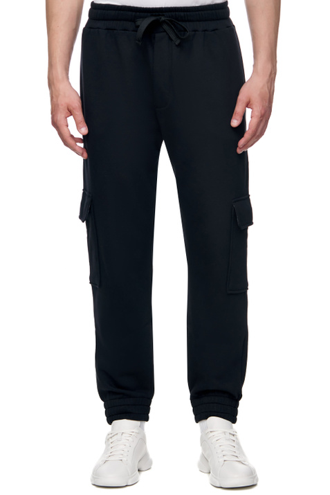 Zegna Брюки с накладными карманами на штанинах (Черный цвет), артикул N6N0C1270 | Фото 1
