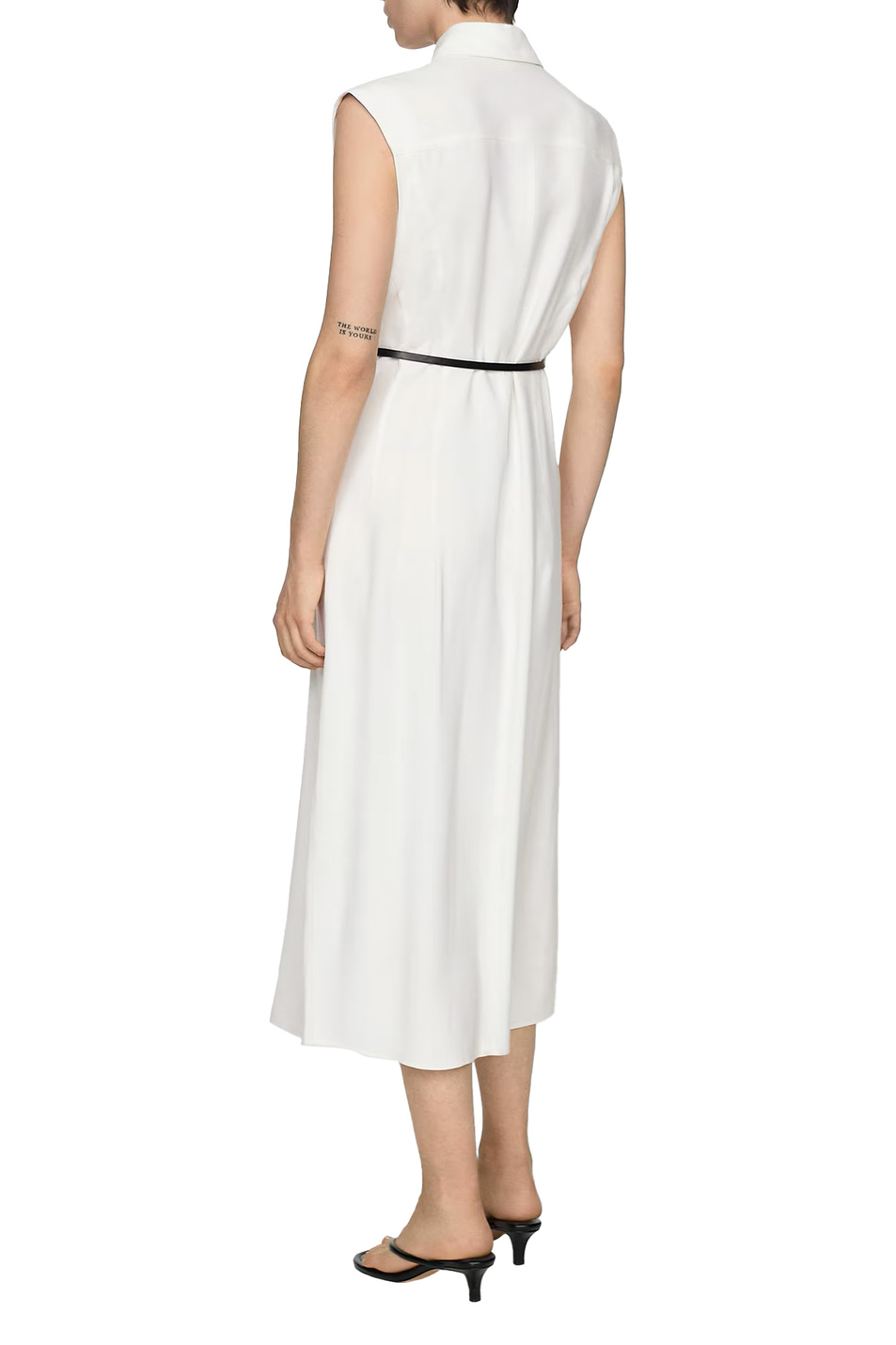 Женский Mango Платье-рубашка CASINO с поясом (цвет ), артикул 67935738 | Фото 4