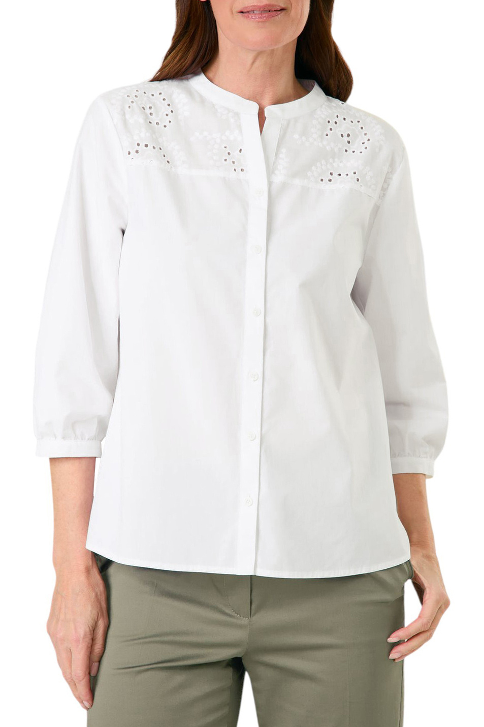 Женский Gerry Weber Рубашка из хлопка (цвет ), артикул 560050-31472 | Фото 3