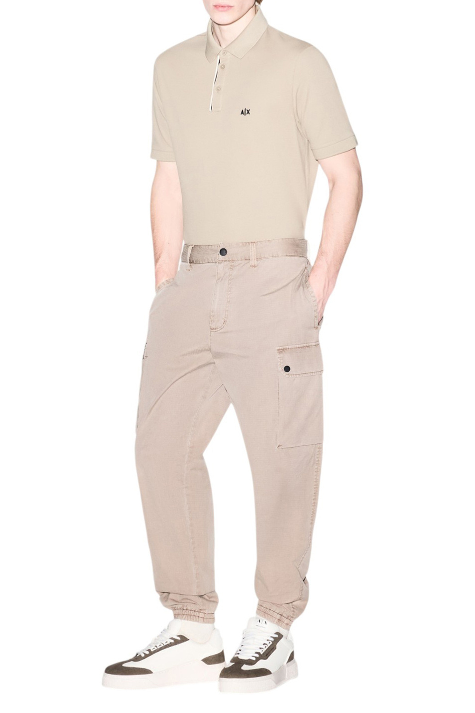 Мужской Armani Exchange Поло из хлопка (цвет ), артикул XM002067-AF10366 | Фото 2