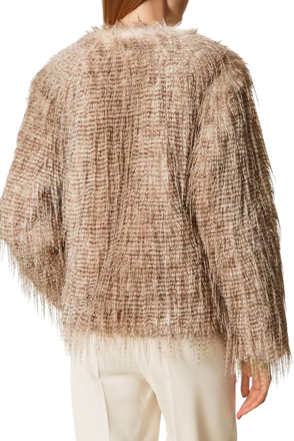 Женский TWINSET Milano Жакет с длинным ворсом (цвет ), артикул 252AP2541 | Фото 4