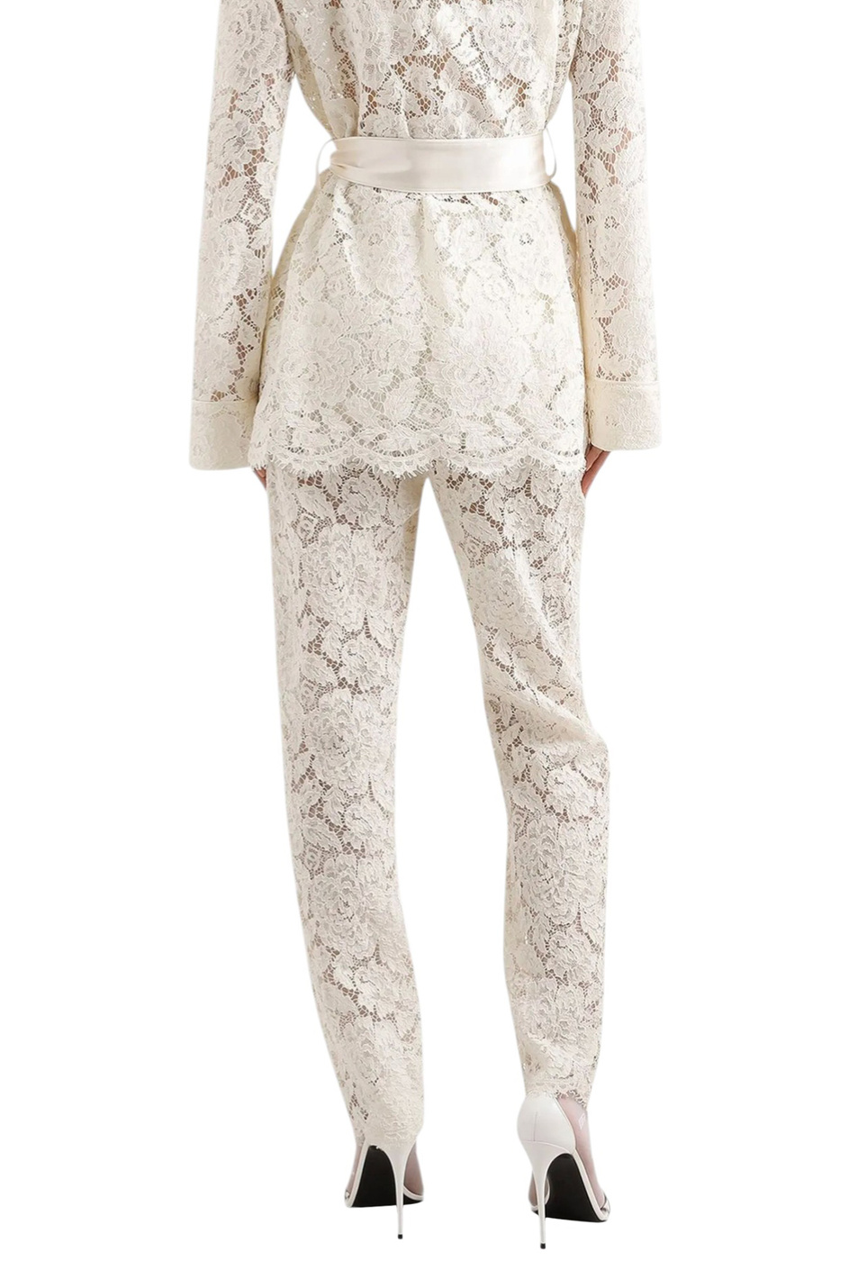 Женский Dolce & Gabbana Брюки из кружева (цвет ), артикул FTAM2T-HLM7L | Фото 5