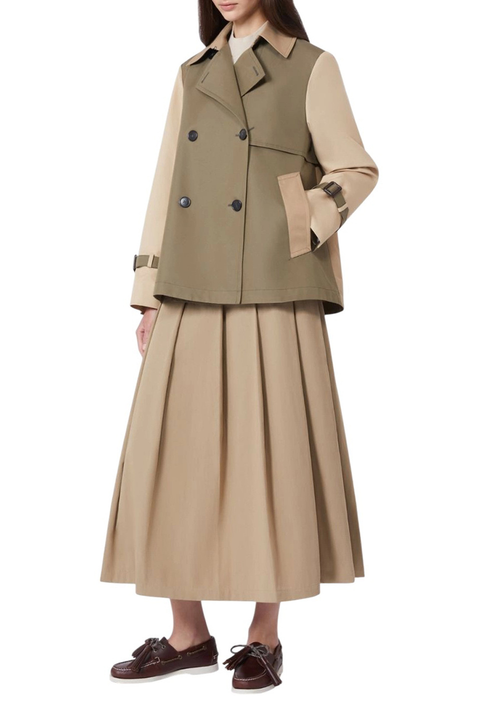 Женский Weekend Max Mara Тренч BIGLIA укороченный (цвет ), артикул 2615021051 | Фото 2