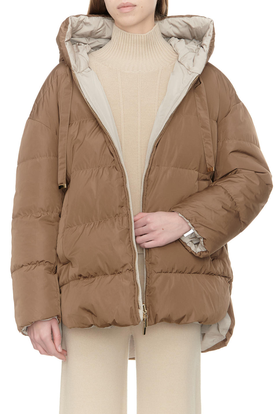 Женский Max Mara Куртка двусторонняя TAFFY (цвет ), артикул 2394860136 | Фото 5