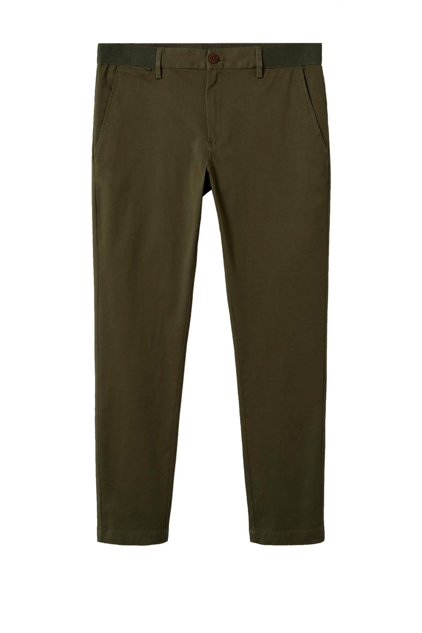 Зауженные брюки PRATO|Основной цвет:Зеленый|Артикул:27090601 | Фото 1