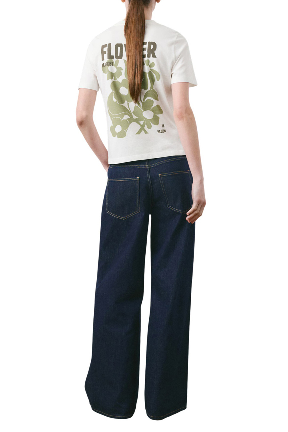 Женский Mango Футболка ILUSTRA с принтом (цвет ), артикул 27035828 | Фото 4