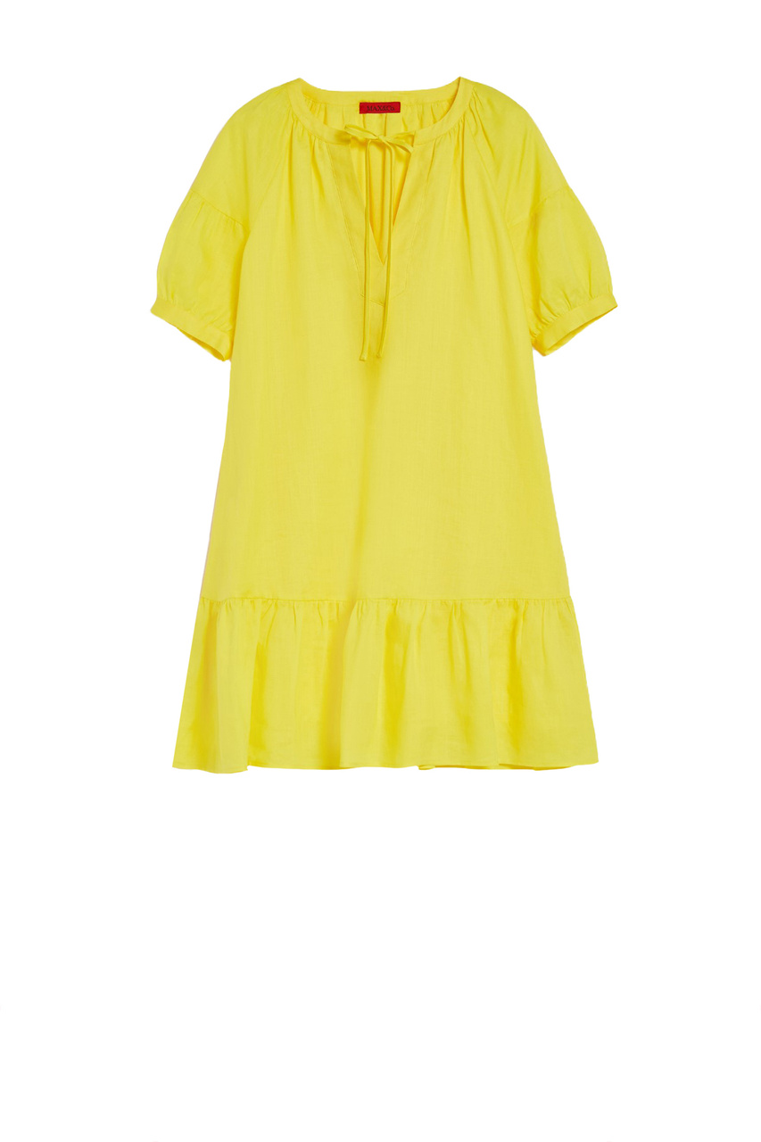 Платье MIRIAM свободного кроя|Основной цвет:Желтый|Артикул:72211522 | Фото 1