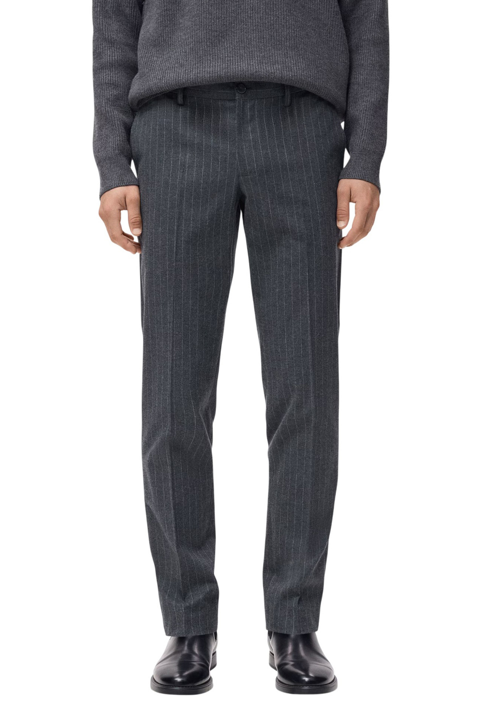 Мужской Mango Man Брюки BREST в тонкую полоску (цвет ), артикул 17047885 | Фото 3