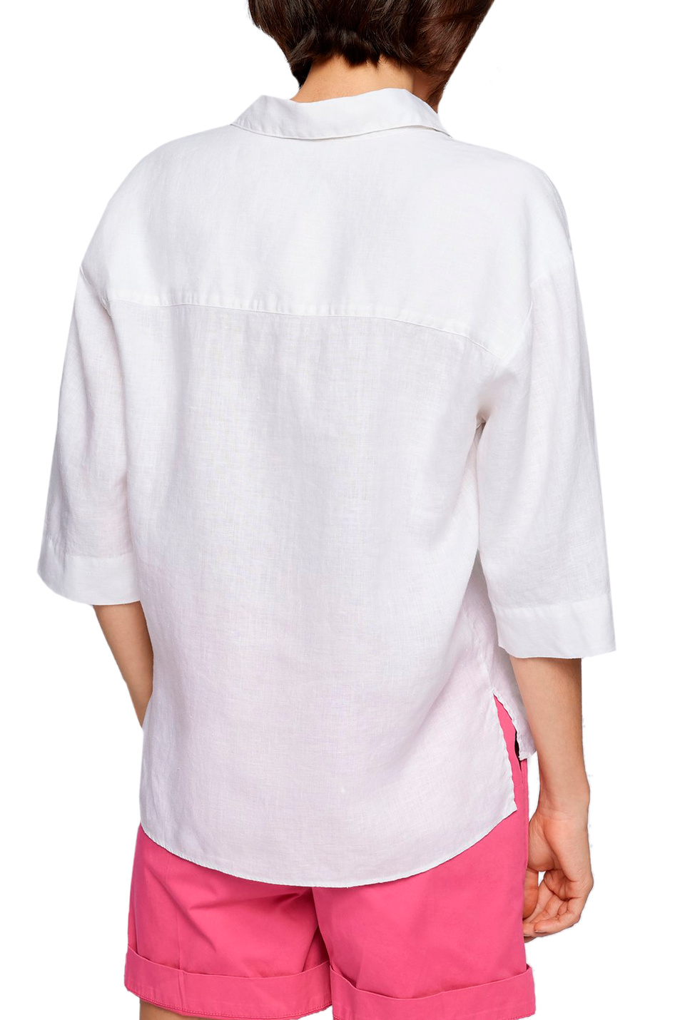 BOSS Рубашка свободного кроя из чистого льна (цвет ), артикул 50469959 | Фото 4