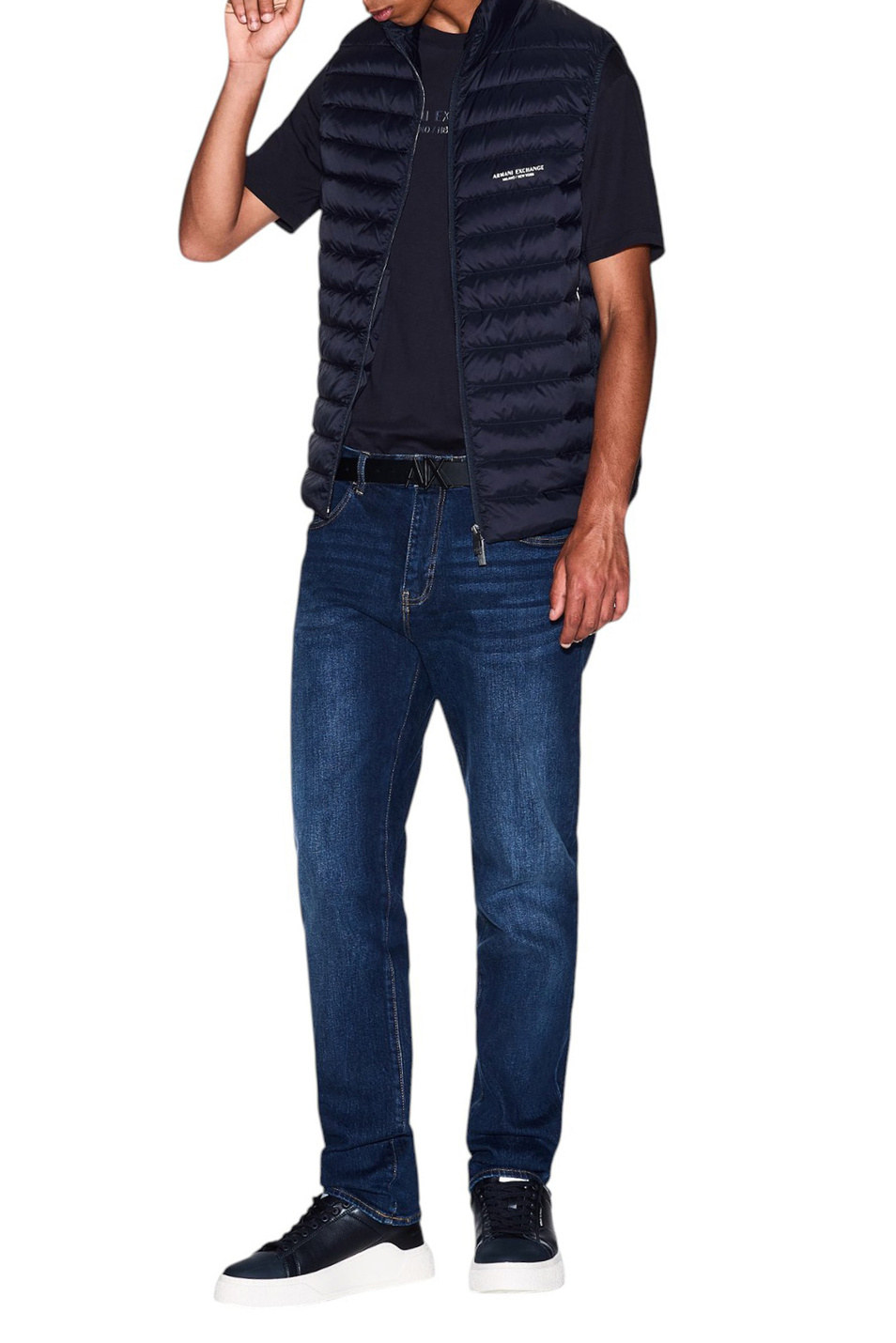 Мужской Armani Exchange Джинсы из эластичного хлопка (цвет ), артикул XM000069-AF14265 | Фото 2