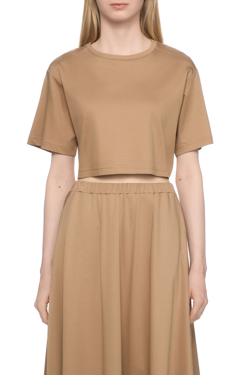 Женский Max Mara Футболка KHAT укороченная (цвет ), артикул 2516941098 | Фото 4