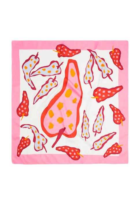 Parfois Квадратный шейный платок с принтом ( цвет), артикул 201245 | Фото 1