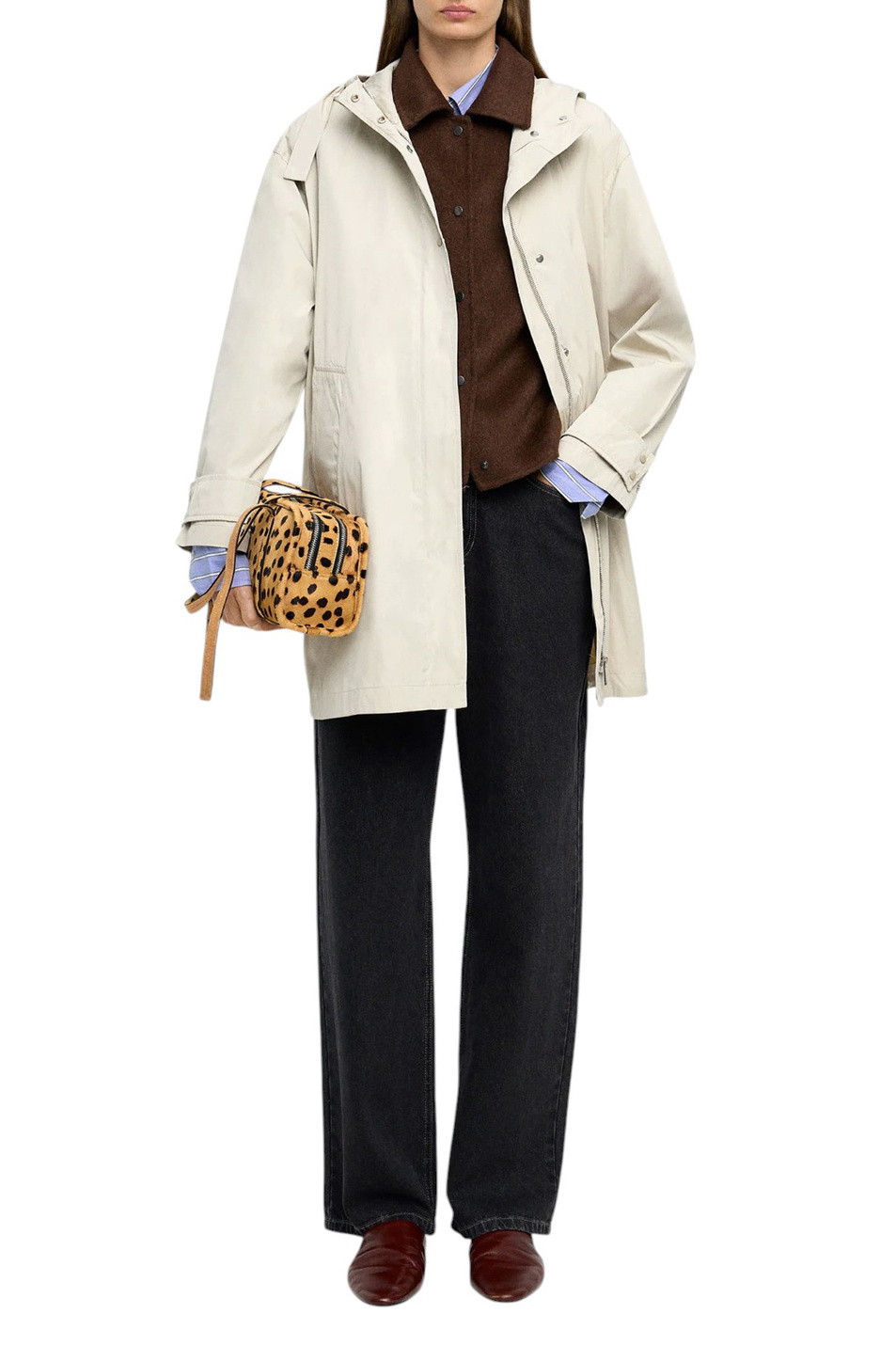 Парка с капюшоном|Основной цвет:Серый Женский Parfois Парка с капюшоном (цвет ), артикул 237424 | Фото 2