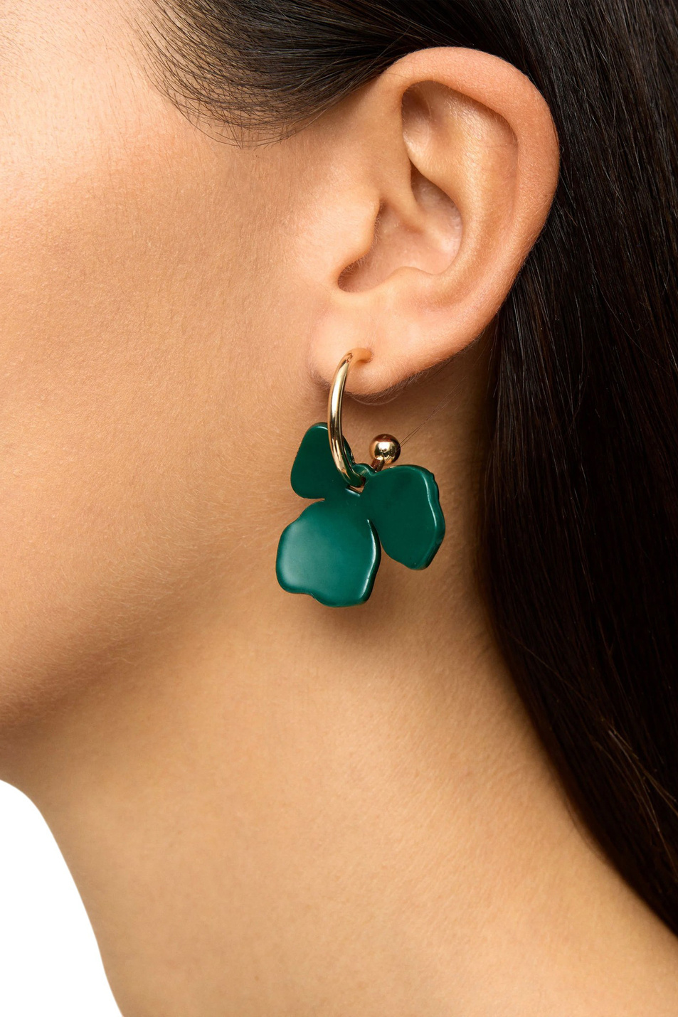 Серьги в форме цветка|Основной цвет:Зеленый Женский Parfois Серьги в форме цветка (цвет ), артикул 228753 | Фото 2