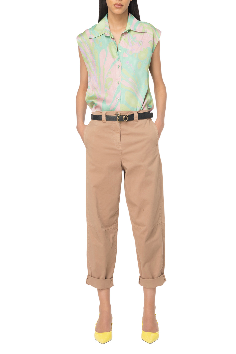Женский Pinko Рубашка с принтом (цвет ), артикул 103116A1NQ | Фото 3