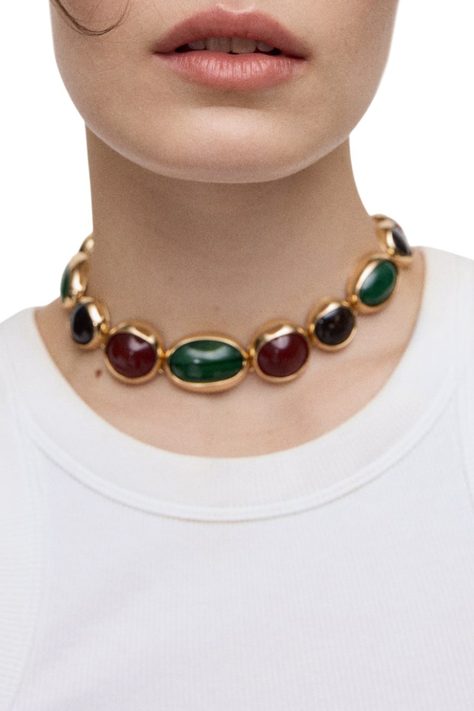 Женский Mango Ожерелье DAKOTA со смолой (цвет ), артикул 27071294 | Фото 4