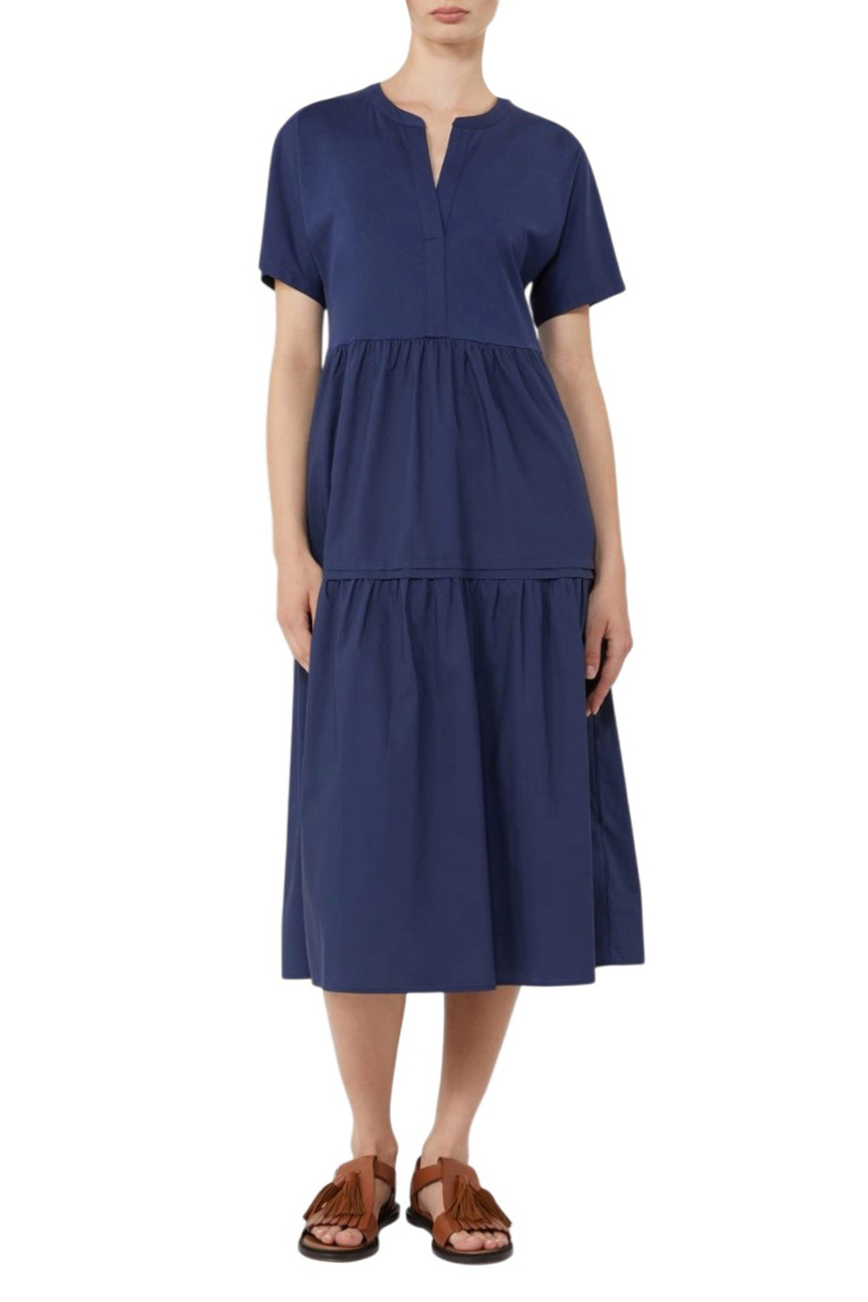 Женский Weekend Max Mara Платье CAPSULA из хлопка (цвет ), артикул 2615621032 | Фото 2