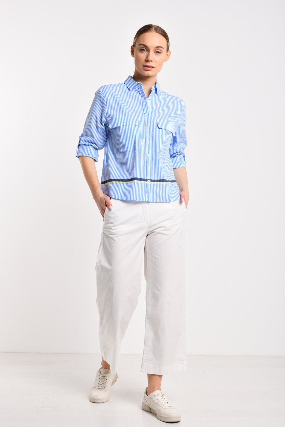 Женский Gerry Weber Брюки из хлопка (цвет ), артикул 120042-38311 | Фото 2