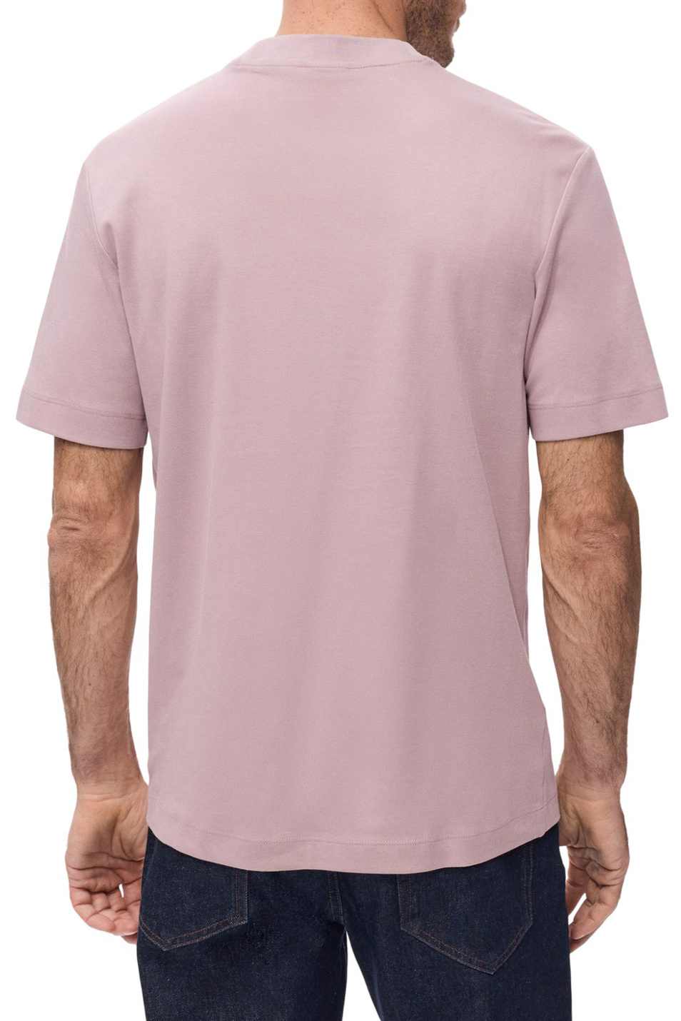 Футболка KIMI из хлопка|Основной цвет:Розовый Мужской Mango Man Футболка KIMI из хлопка (цвет ), артикул 27041262 | Фото 4