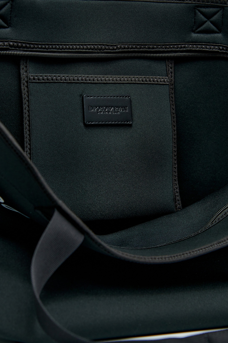 Emporio Armani Текстильная сумка-тоут на молнии с логотипом (цвет ), артикул 262886-1P805 | Фото 3