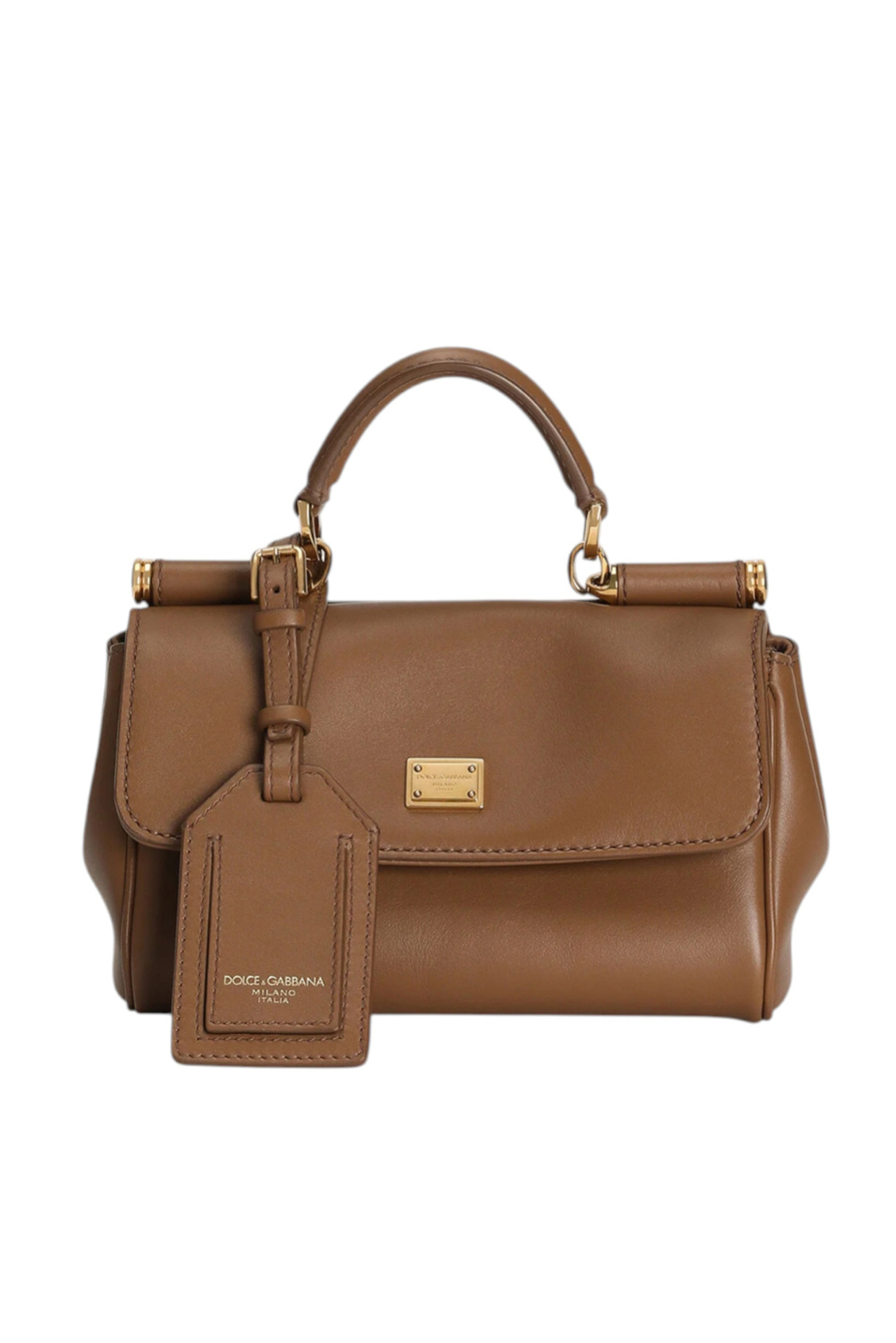 Сумка My Sicily из натуральной кожи|Основной цвет:Коричневый Женский Dolce & Gabbana Сумка My Sicily из натуральной кожи (цвет ), артикул BB7864-B7321 | Фото 1